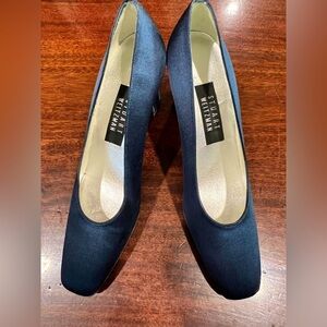NWOT Stuart Weitzman Deep Navy-Blue Heels! Sz 8.5